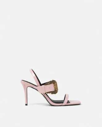 Sandalias Emily de charol con hebilla barroca Sandalias Emily de charol con hebilla barroca