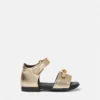 Sandalias metálicas con lazo Baby Gianni Sandalias metálicas con lazo Baby Gianni