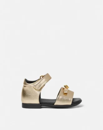 Sandalias metálicas con lazo Baby Gianni
