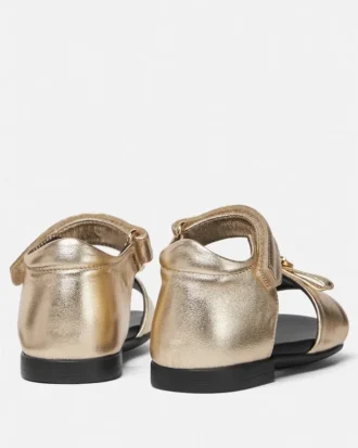 Sandalias metálicas con lazo Baby Gianni
