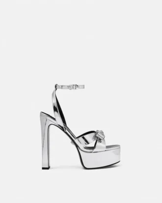 Sandalias metálicas Gianni Ribbon 140 mm