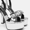 Sandalias metálicas Gianni Ribbon 140 mm Sandalias metálicas Gianni Ribbon 140 mm