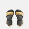 Sandalias metálicas para niña con lazo Gianni Sandalias metálicas para niña con lazo Gianni