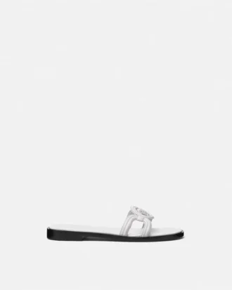 Sandalias planas de piel Medusa 95