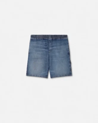 Shorts de denim Medusa Biggie