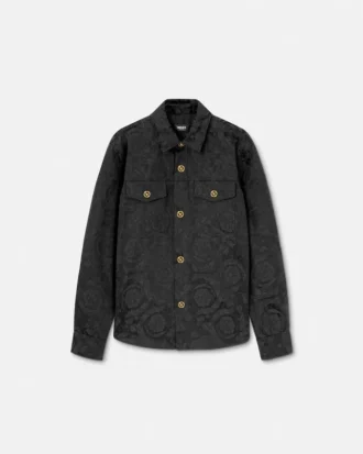 Sobrecamisa de algodón jacquard