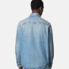Sobrecamisa de denim adornada Sobrecamisa de denim adornada