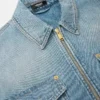 Sobrecamisa de denim con cremallera Sobrecamisa de denim con cremallera