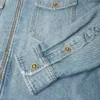 Sobrecamisa de denim con cremallera Sobrecamisa de denim con cremallera