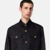 Sobrecamisa de jacquard con estampado de leopardo Sobrecamisa de jacquard con estampado de leopardo