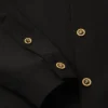 Sobrecamisa de lana con tachuelas