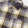 Sobrecamisa infantil de tartán Versace Milano