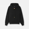 Sudadera con capucha de jersey de algodón bordada Sudadera con capucha de jersey de algodón bordada