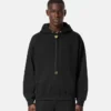 Sudadera con capucha de jersey de algodón bordada Sudadera con capucha de jersey de algodón bordada