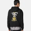 Sudadera con capucha de jersey de algodón estampada Sudadera con capucha de jersey de algodón estampada
