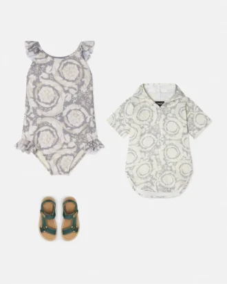 Bañador de una pieza estampado para niña