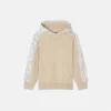 Sudadera con capucha estampada de jersey de algodón para niño
