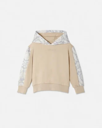 Sudadera con capucha estampada de jersey de algodón para niño