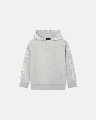 Sudadera con capucha estampada de jersey de algodón para niño