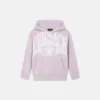 Sudadera con capucha estampada de jersey de algodón para niño