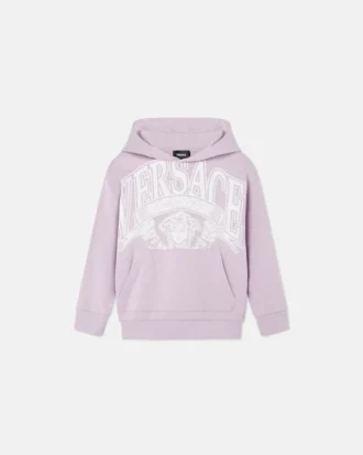 Sudadera con capucha estampada de jersey de algodón para niño