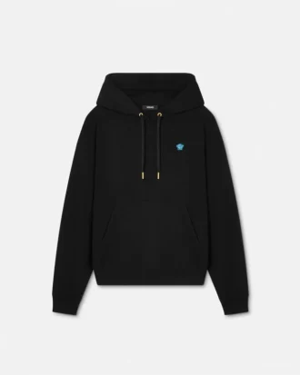 Sudadera con capucha y bordado de Medusa