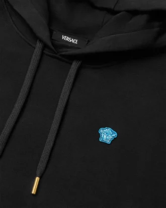 Sudadera con capucha y bordado de Medusa