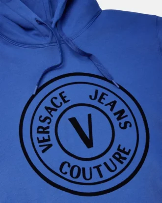 Sudadera con capucha y corte recto V-Emblem