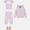Sudadera con capucha y cremallera de jersey de algodón estampada para niño Sudadera con capucha y cremallera de jersey de algodón estampada para niño