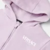 Sudadera con capucha y cremallera de jersey de algodón estampada para niño Sudadera con capucha y cremallera de jersey de algodón estampada para niño