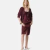 Sudadera con capucha y cremallera de punto de cachemira y lana Sudadera con capucha y cremallera de punto de cachemira y lana
