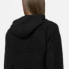 Sudadera con capucha y cremallera de punto de cachemira y lana Sudadera con capucha y cremallera de punto de cachemira y lana