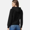 Sudadera con capucha y cremallera de punto de cachemira y lana Sudadera con capucha y cremallera de punto de cachemira y lana