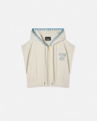 Sudadera con capucha y cremallera Underwater Barocco