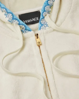 Sudadera con capucha y cremallera Underwater Barocco