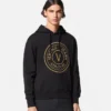 Sudadera con capucha y emblema en V Sudadera con capucha y emblema en V