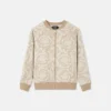 Sudadera con cremallera de algodón jacquard para niño Sudadera con cremallera de algodón jacquard para niño