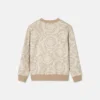 Sudadera con cremallera de algodón jacquard para niño Sudadera con cremallera de algodón jacquard para niño