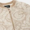 Sudadera con cremallera de algodón jacquard para niño Sudadera con cremallera de algodón jacquard para niño