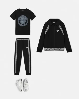 Sudadera con cremallera de jersey de algodón para niño