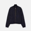 Sudadera con cremallera y tejido de rizo Barocco Jacquard