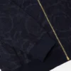 Sudadera con cremallera y tejido de rizo Barocco Jacquard