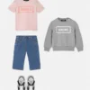 Sudadera de algodón estampada para bebé Sudadera de algodón estampada para bebé