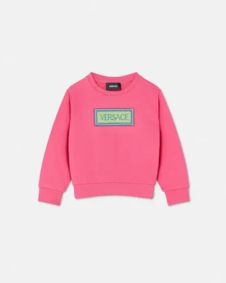 Sudadera de jersey de algodón bordada para niño