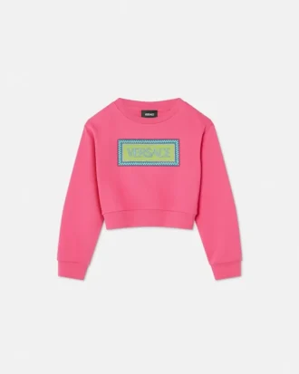 Sudadera de jersey de algodón bordada para niño