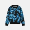 Sudadera de jersey de algodón estampada Sudadera de jersey de algodón estampada
