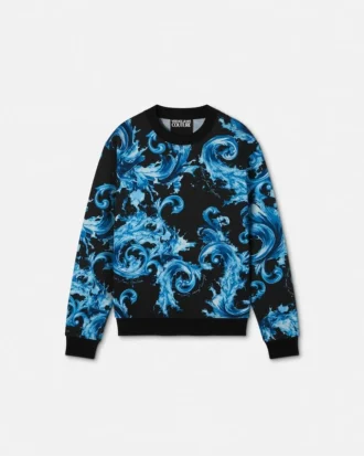 Sudadera de jersey de algodón estampada