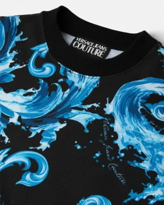 Sudadera de jersey de algodón estampada