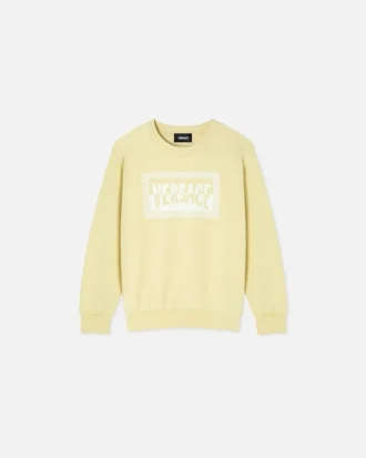 Sudadera de jersey de algodón estampada para niño