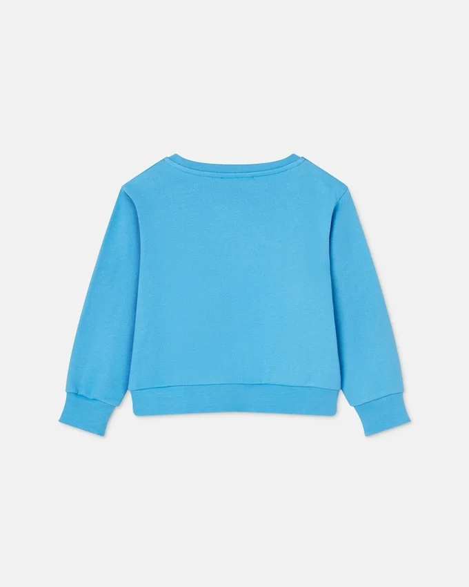 Sudadera de jersey de algodón estampada para niño Sudadera de jersey de algodón estampada para niño